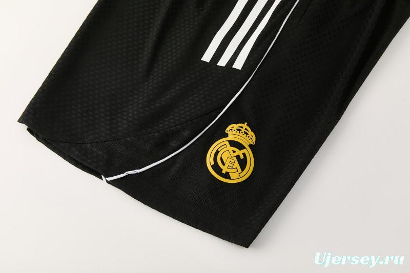 26/27  Real Madrid Black x Marvel  Short Sleeve+Soccer Shorts