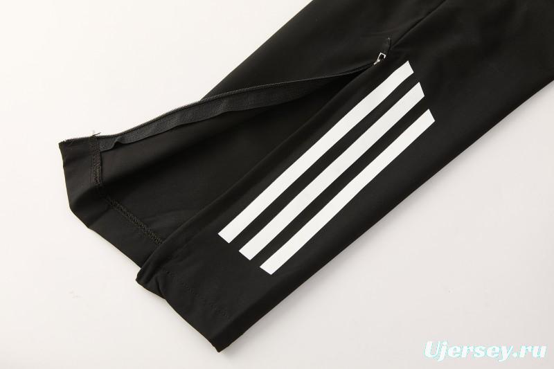 26/27 Liverpool Green Full Zipper Hooded Jacket Tracksuit + Black Long Pants