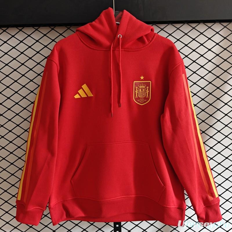 Player Version 2026  Spain Home   Fleece Hoodie 9 Colors