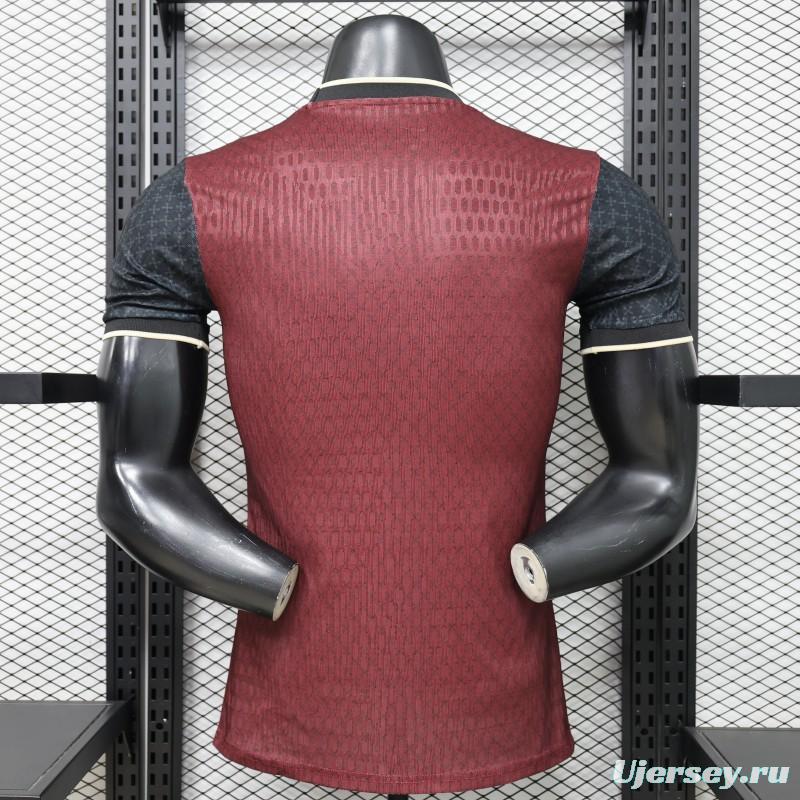 Player Version 26/27  PSG Paris Saint-Germain Black Burgundy Gold Special Edition Jersey