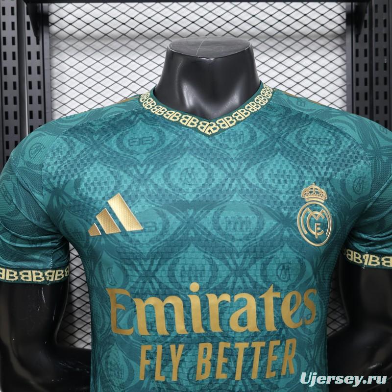 Player Version 26/27 Real Madrid Green Gold Third Special Edition Jersey
