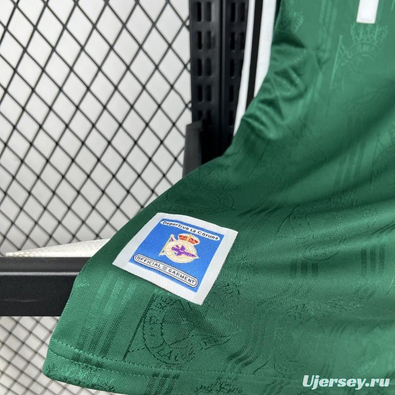 1999/00 Retro Deportivo De La Coruna Away Long Sleeves Jersey