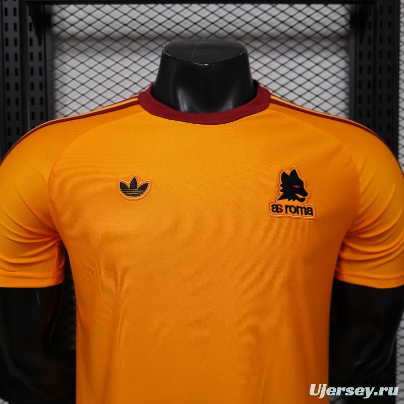 Player Version 26/27 AS Roma x Adidas Originals Orange Special Edition Jersey