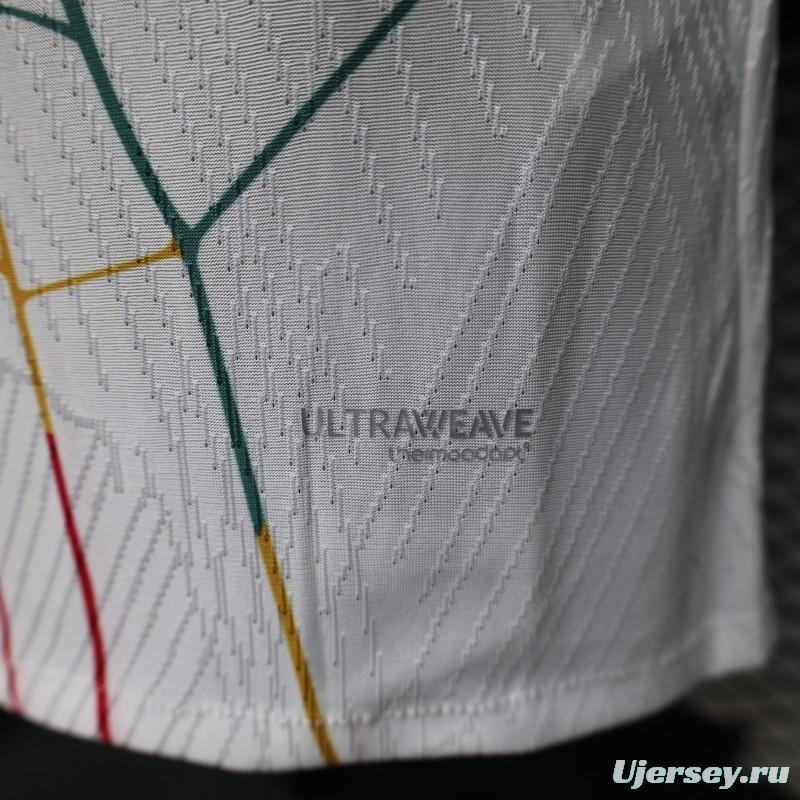 Player Version 2026 Ghana White with Multicolor Pattern Special Edition Jersey