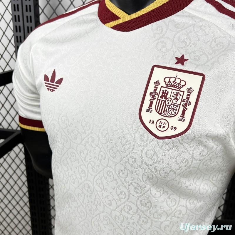 2026 Player Version Mens Spain World Cup Away Jersey