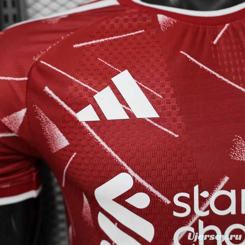 Player Version 26/27 Liverpool Red with Geometric Shatter Pattern Home Special Edition Jersey