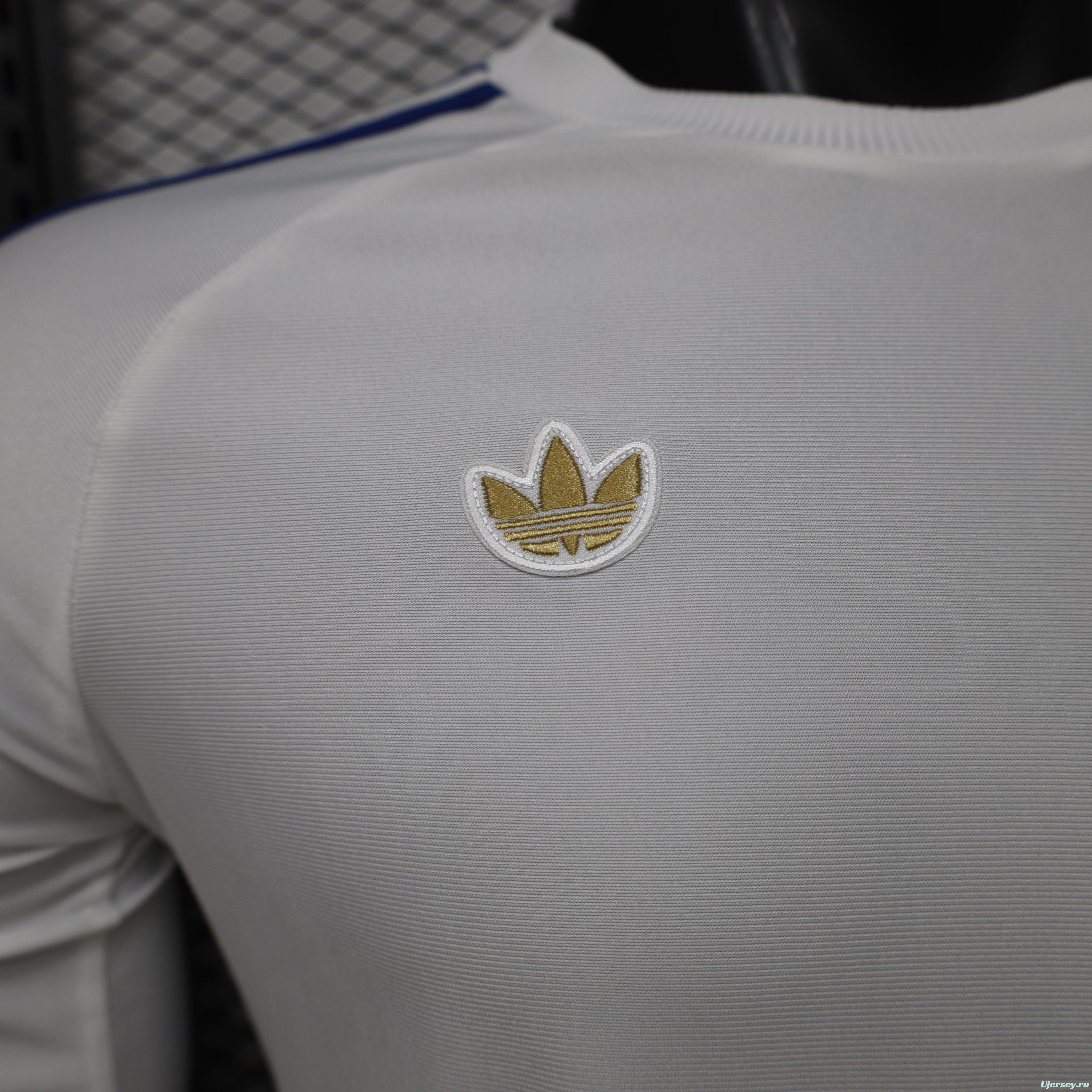 Player Version 25/26 Leeds United White  Home Long Sleeve Jersey