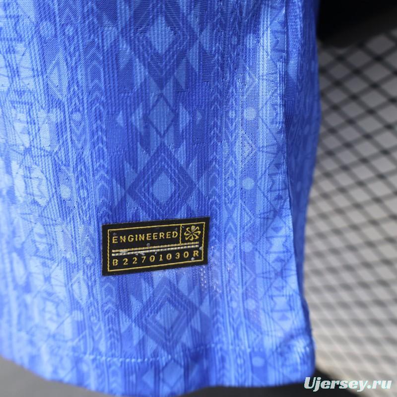 Player Version 2026 Brazil Away Blue Special Edition Jersey