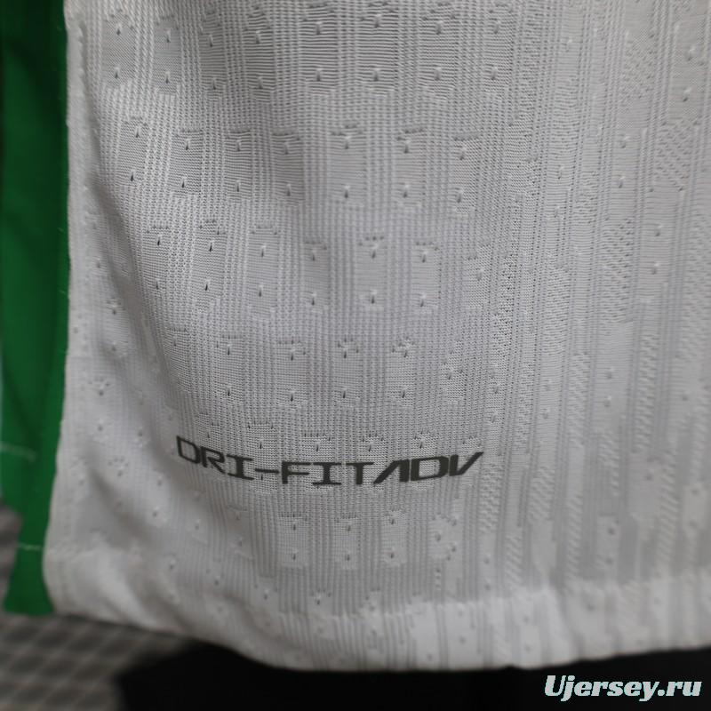 Player Version 26/27 Atlético Nacional White & Green Accent Away Jersey
