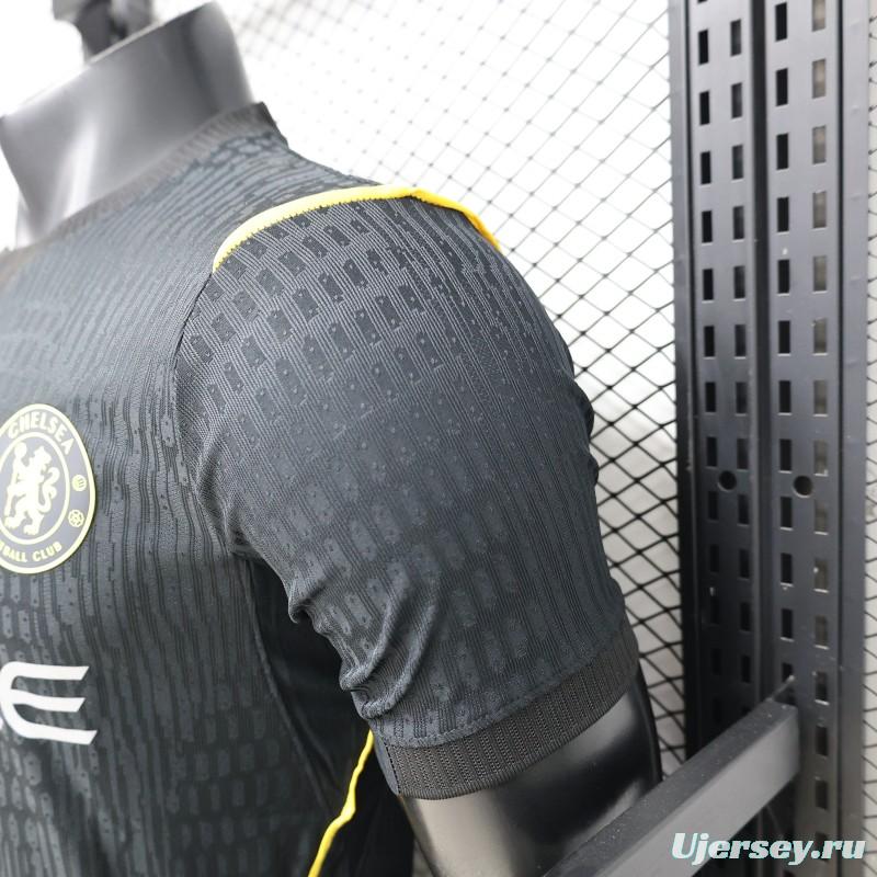 Player Version 26/27 Chelsea FC Black with Gold Accent Third Jersey