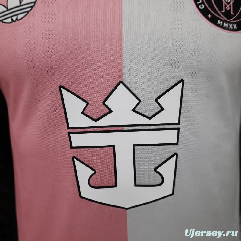 Player Version 26/27 Inter Miami CF  Pink & White with Split Panel Home Jersey
