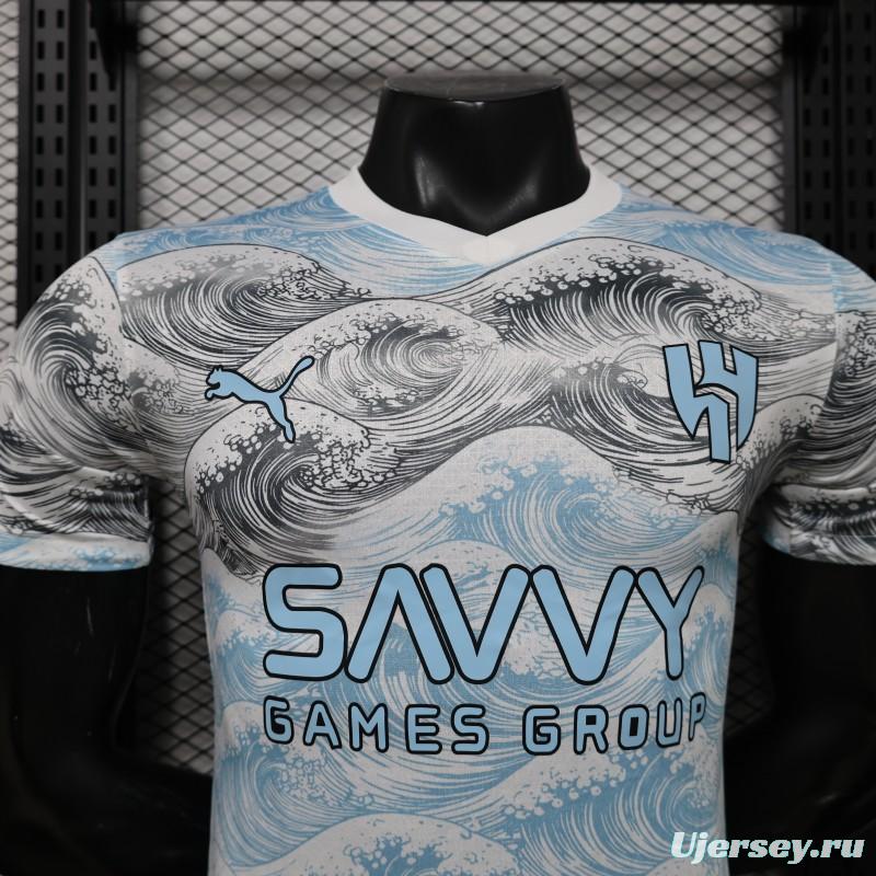 Player Version 26/27 Al-Hilal SFC White & Blue  Special Edition Away Jersey