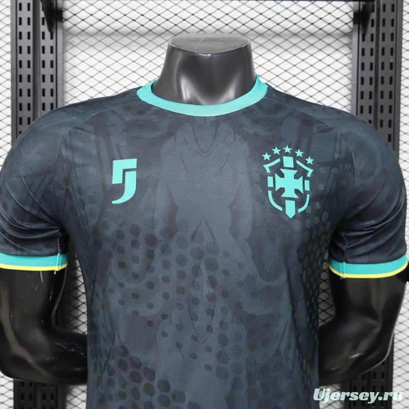 Player Version 26/27  Brazil  Charcoal Black & Mint Teal  Special Edition Jersey