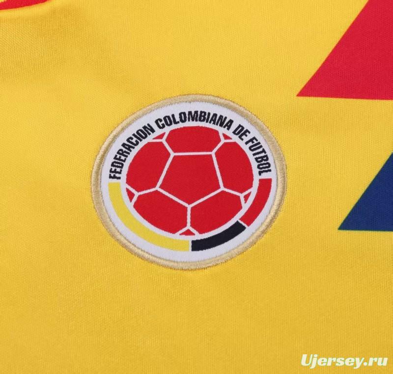 Retro Kids 1990 Colombia Home Jersey
