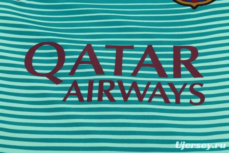Retro Kids 16/17 Barcelona Third Away Jersey