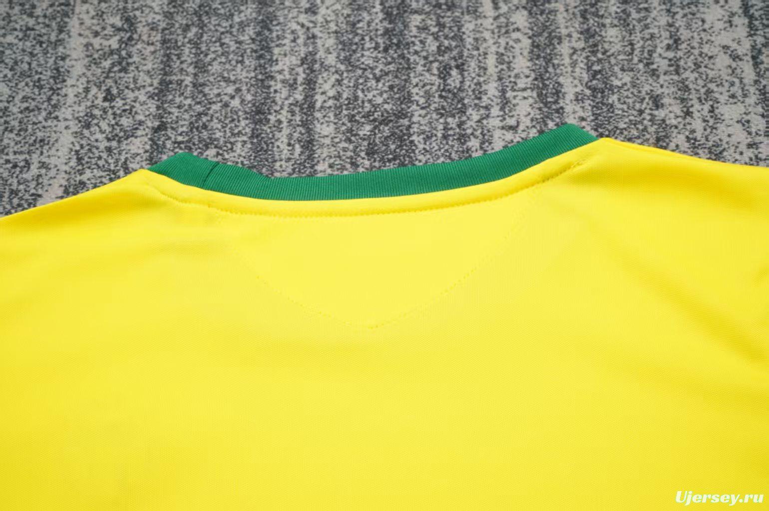 Retro Kids 1970  Brazil Yellow Jersey