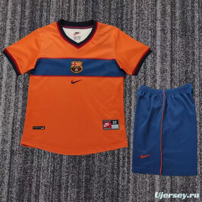 Retro Kids 98/99 Barcelona Third Jersey