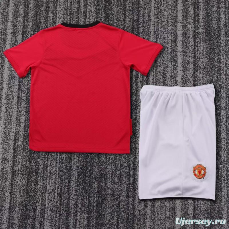 Retro Kids 10/11 Manchester United Home Jersey