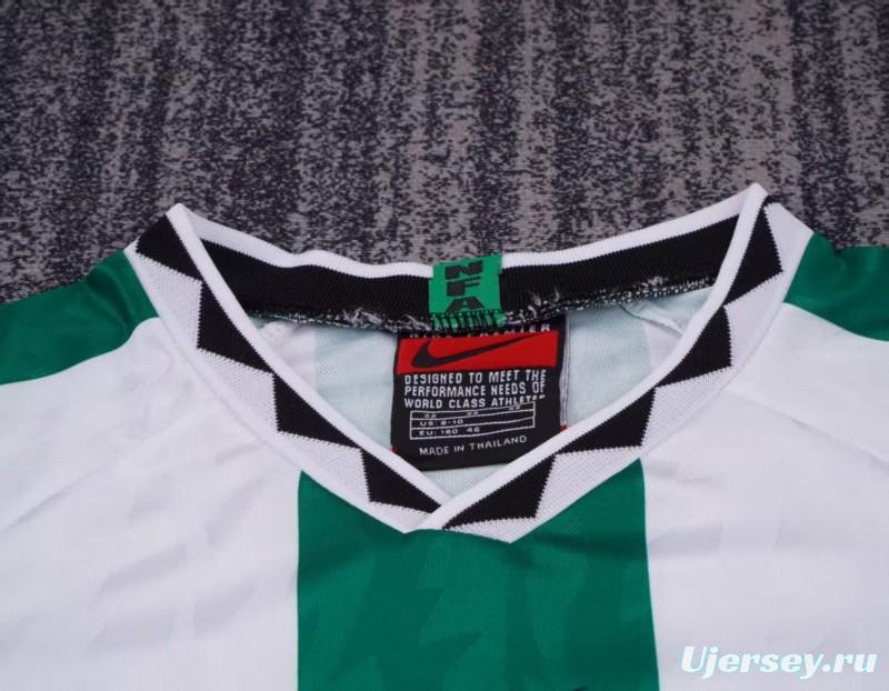 Retro Kids 1996  Nigeria Away White Jersey