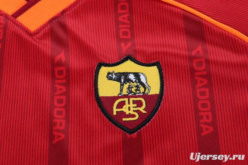 Retro Kids 99/00 Roma Home Jersey