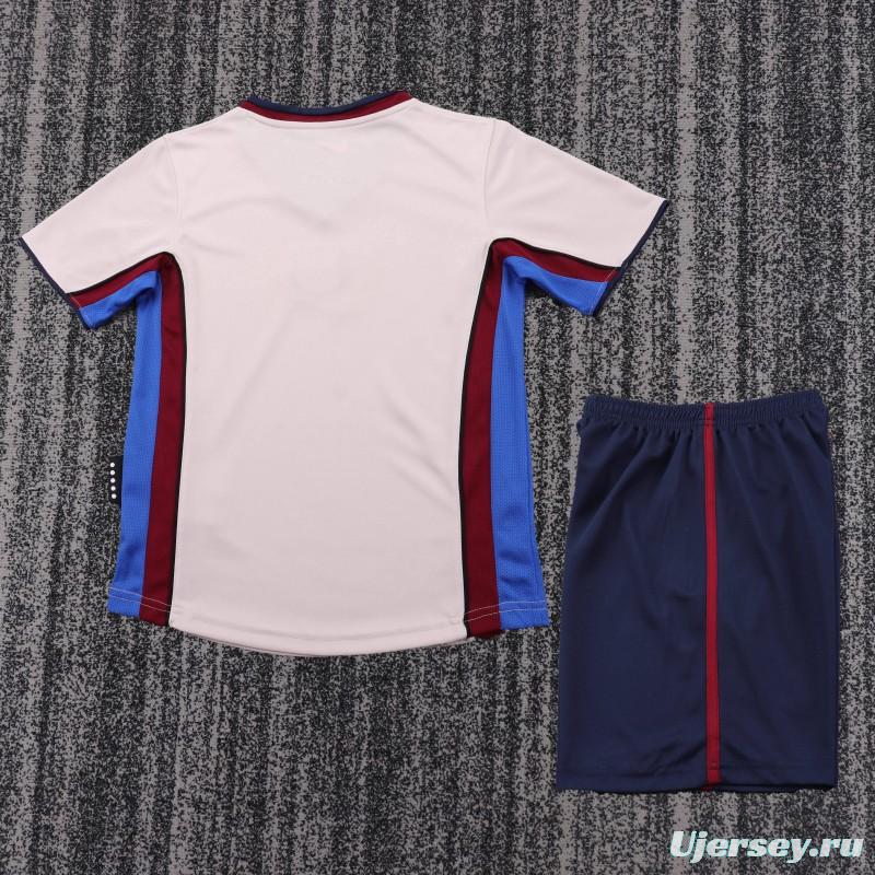 Retro Kids 98/99 Barcelona Away Jersey