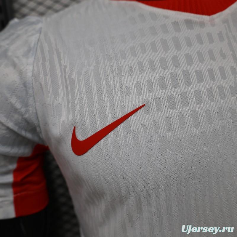 Player Version 2026 Poland Home White  Jersey