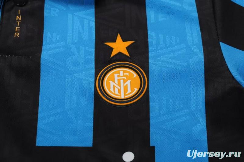 Retro 92/94 Kids Inter Milan Blue-Black Home Jersey