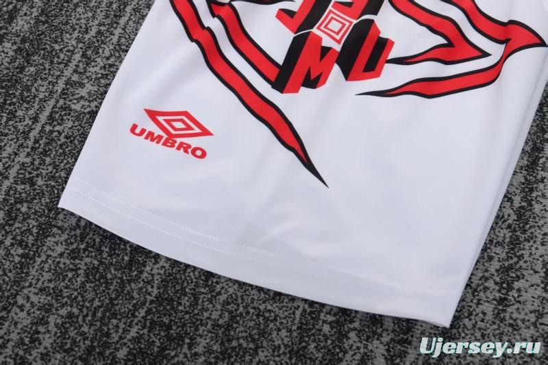 Retro Kids 92/94 Manchester United Red Home Jersey