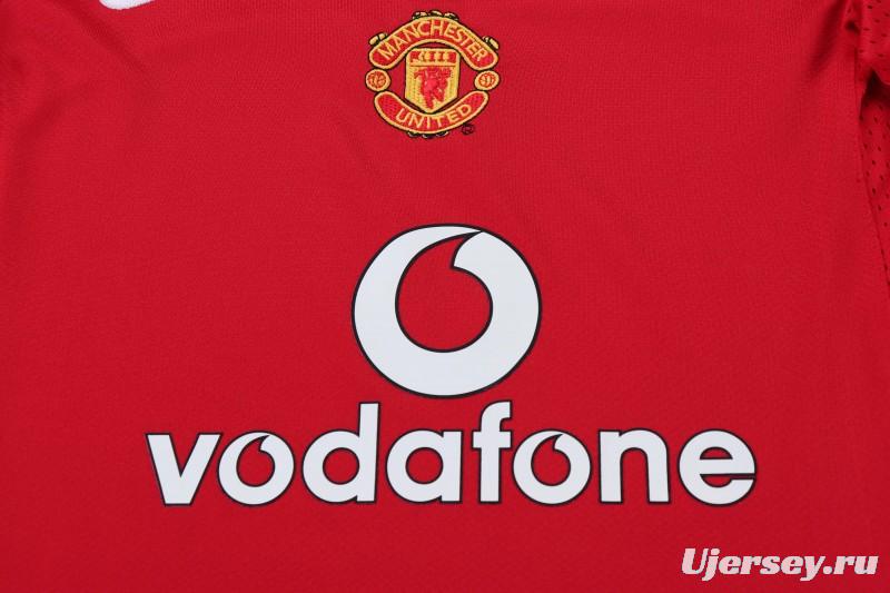 Retro Kids 05/06 Manchester United Home Jersey