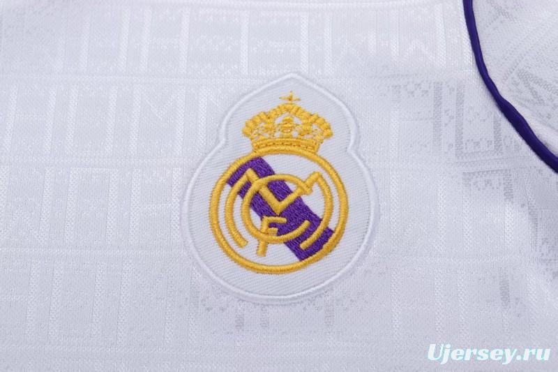Retro Kids 88/90 Real Madrid Home Jersey