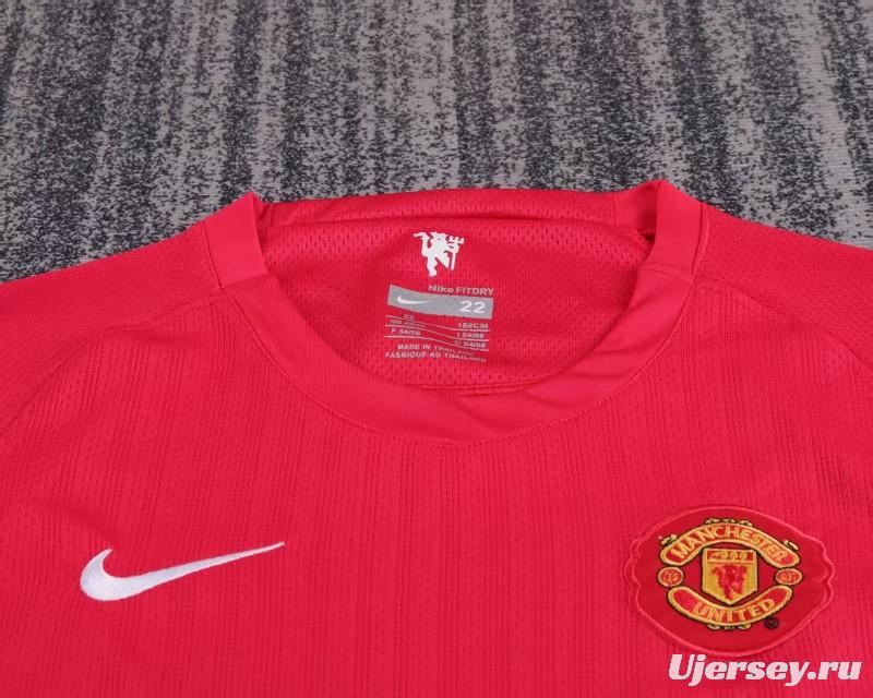 Retro Kids 07/08 Manchester United Home Jersey