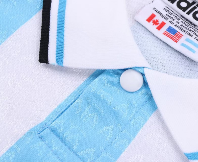 Retro Kids  96/97 Argentina Home Jacquard Jersey