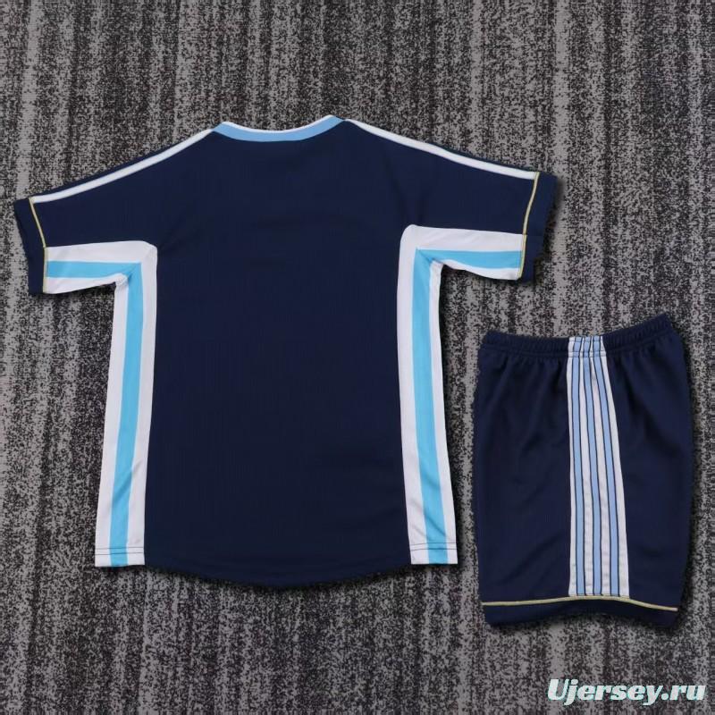 Retro Kids 1998 Argentina Away Jersey