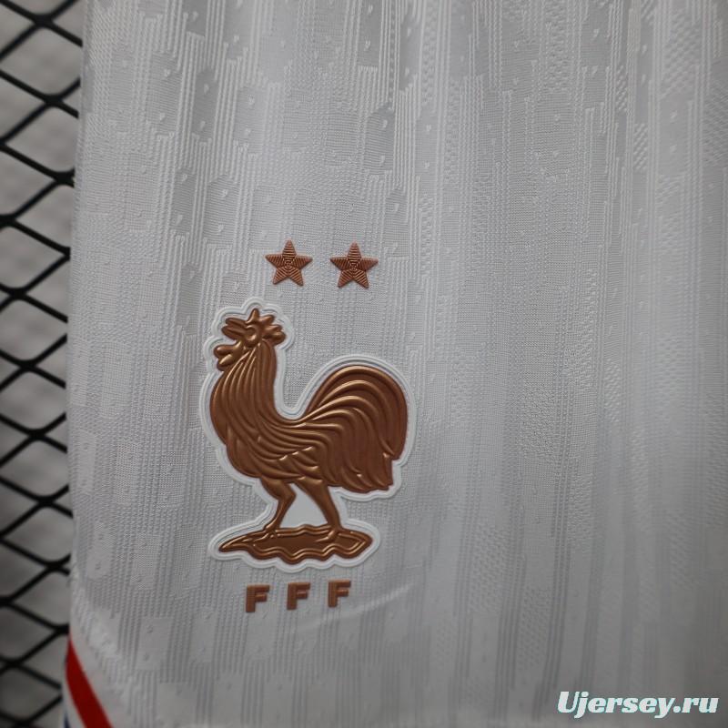 Player Version 2026 France Home White  Shorts