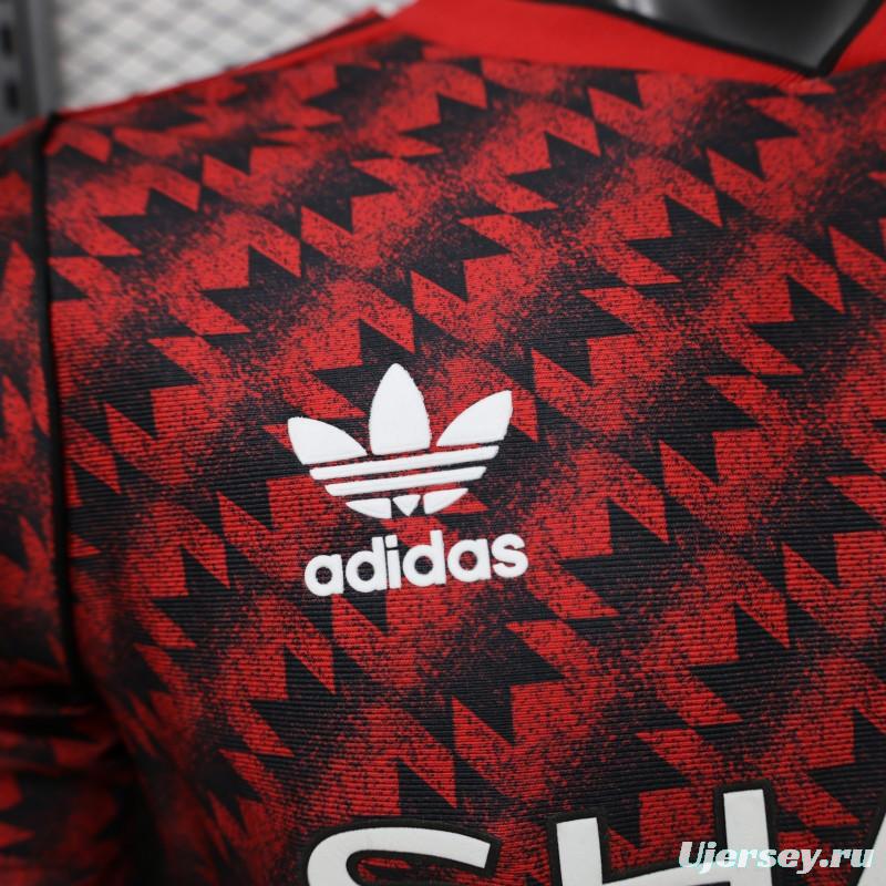 Player Version  26/27 Manchester United  Home Red Vintage Remake   Jersey
