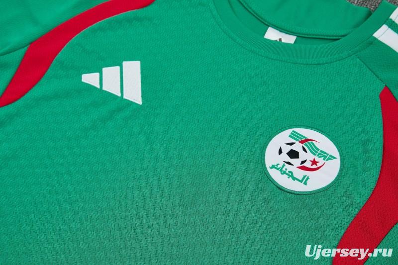 26/27 Algeria  Green Short Sleeve+Soccer Shorts