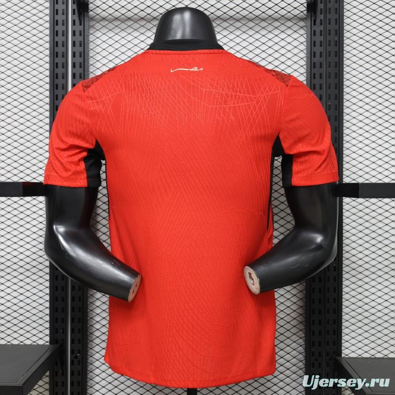 Player Version 2026 Egypt Red  Home Jersey
