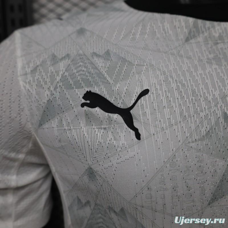 Player Version 2026 Egypt White with Grey  Away Jersey