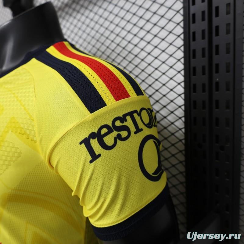 Player Version 26/27 Club América Yellow  Home Jersey