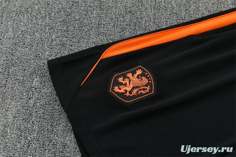26/27  Netherlands Home White Short Sleeve + Soccer Shorts