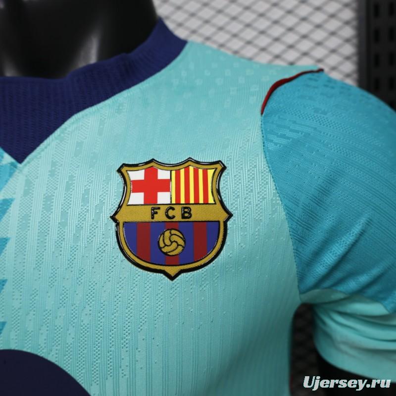 Player Version 26/27 FC Barcelona Teal & Aqua BlueThird Jersey