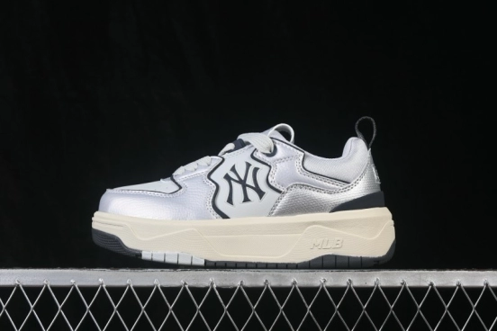 New York Yankees MLB Chunky Curve Liner Thick Sole Casual Running Shoes - 3ASXM096N50SIS