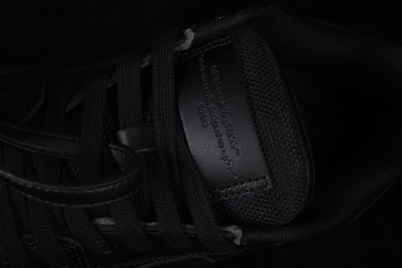 Off-White Out Of Office Low-Top Fashion Sneakers All Black - Y Edition