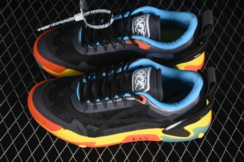 Off-White C/O Virgil Abloh Retro Running Shoes with Deconstructed Design - AJF6