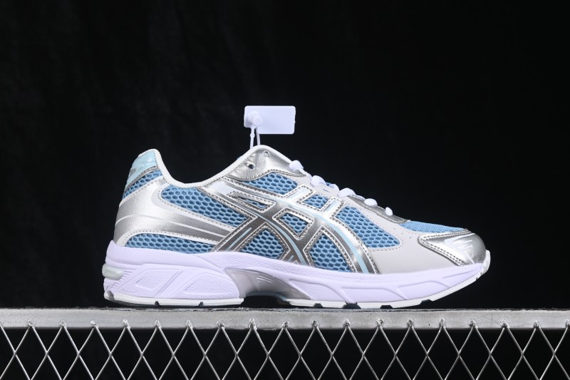 Asics Retro Running Shoes with GEL Cushioning and Mesh Upper - 1203A609-401