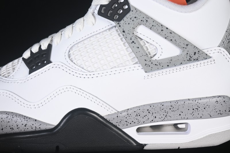 Nike Air Jordan 4 Retro White Cement Basketball Shoes - FV5029-100