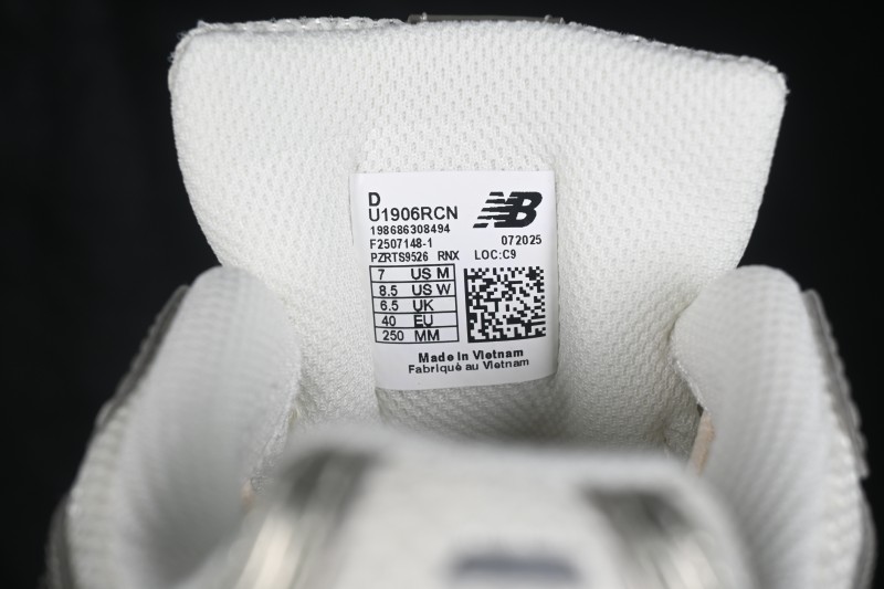 New Balance 1906 Series Retro Dad Running Sneakers with Cushioned Heel and Arch Support - U1906RCN