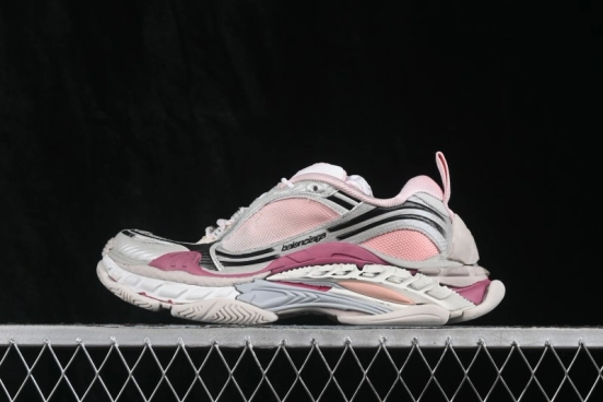 Balenciaga Triple S 2 Gradient Mesh Runner Sneakers with Oversized Sole - WTR2G6800