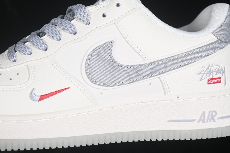 Nike Air Force 1 '07 Low Collaboration Skateboarding Shoes with Full-Length Air Cushion - DN9688-106
