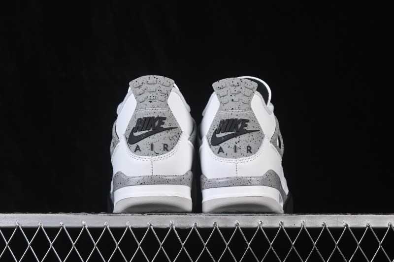 Nike Air Jordan 4 Retro White Cement Basketball Shoes - FV5029-100